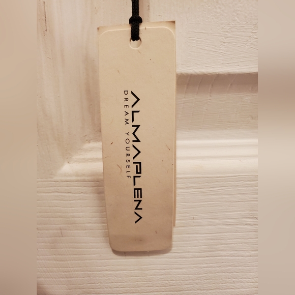 100% Silk Scarf Italy Vintage Almaplena Pink New - Picture 3 of 7